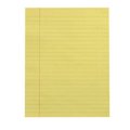 School Smart Newsprint Paper with No Margin, 8 x 10-1/2 Inches, Yellow, 500 Sheets 700C